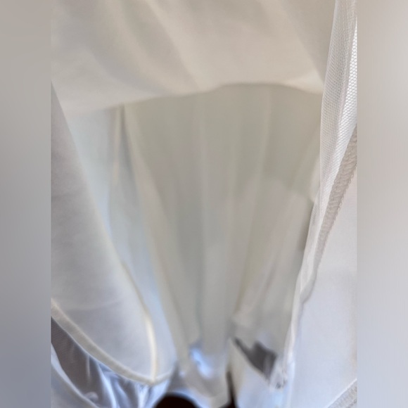 Lulus Sheer Factor White Mesh Skater Dress women’s size M NWT sold out online - Picture 3 of 11